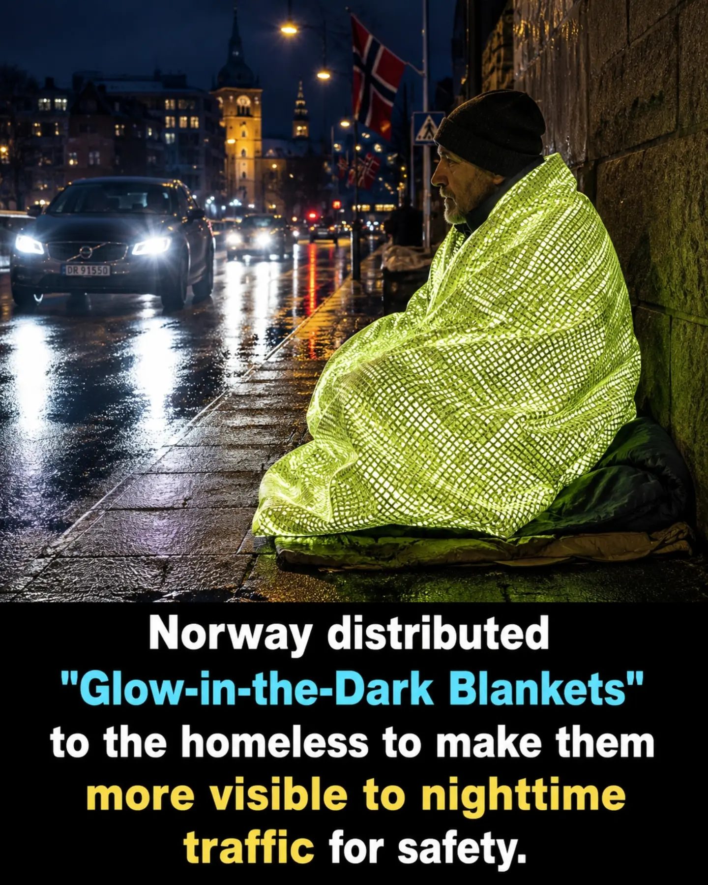 Norway's Glowing Initiative: Enhancing Safety for the Homeless