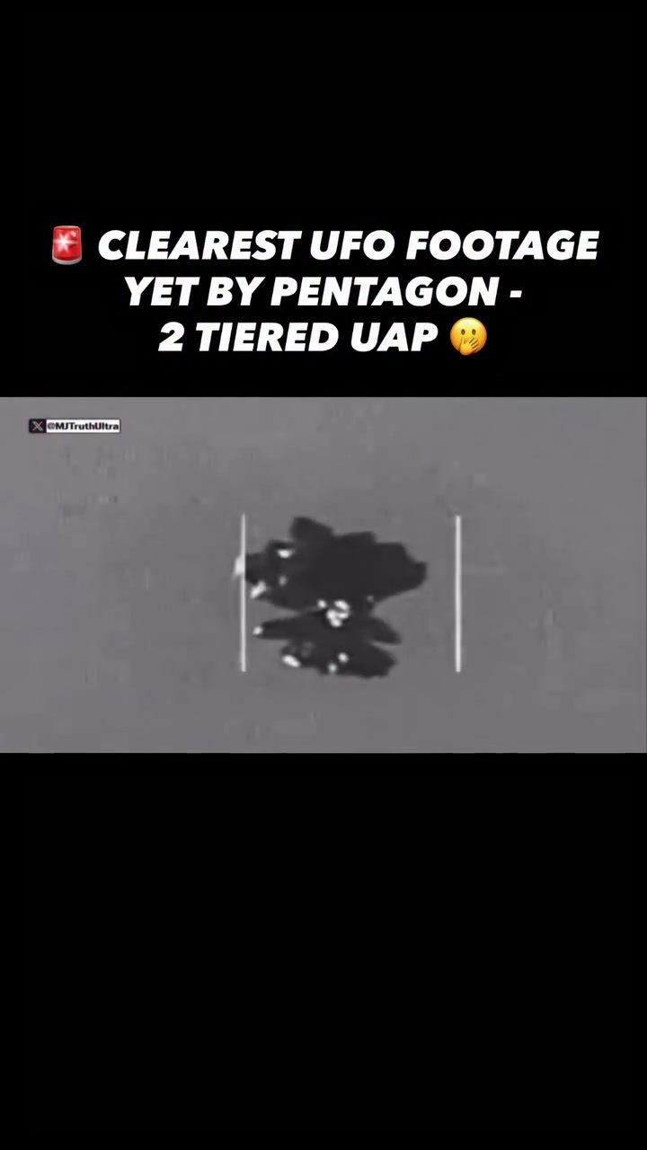 Pentagon Releases Clearest Infrared Footage of Two-Tiered UFO