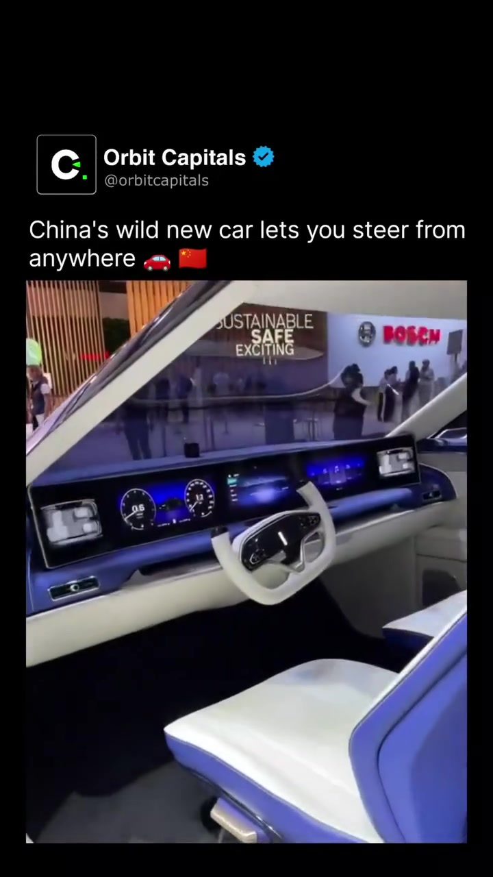 Orbit Capitals' Revolutionary Car with Adjustable Steering