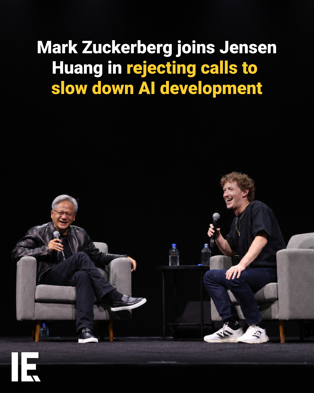 Mark Zuckerberg and Jensen Huang Reject AI Slowdown