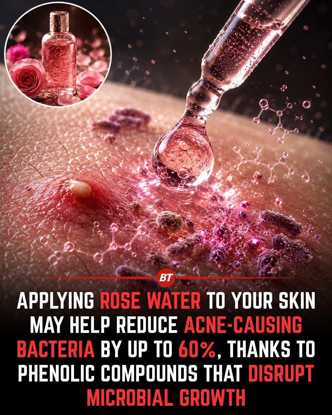 Rose Water's Secret Weapon: Antimicrobial Benefits for Acne-Free Skin