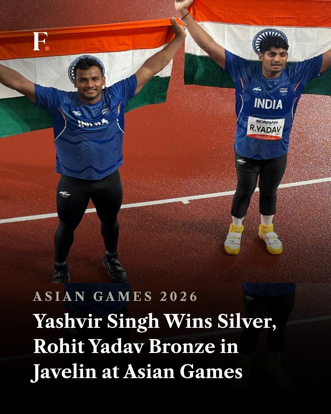 Asian Games 2026: India's Javelin Double Podium
