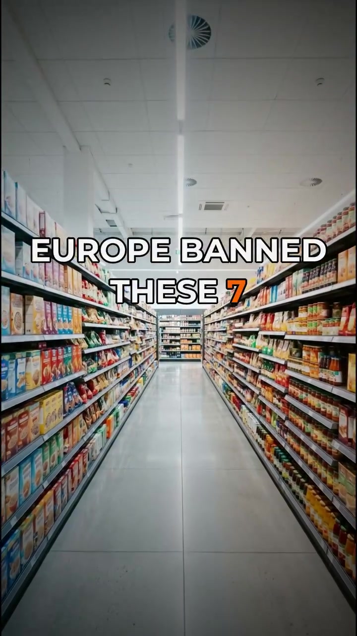 Food Additives Banned in Europe But Allowed in US