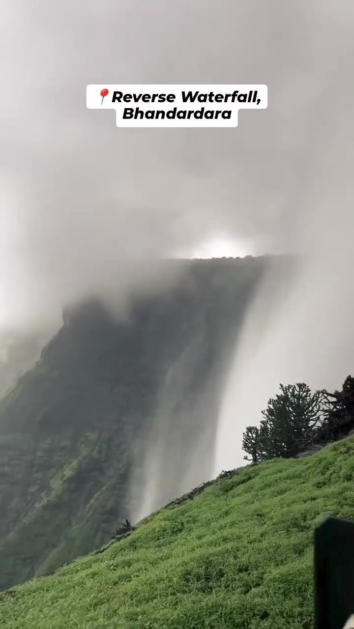 Experience Bhandardara's Mesmerizing Reverse Waterfall
