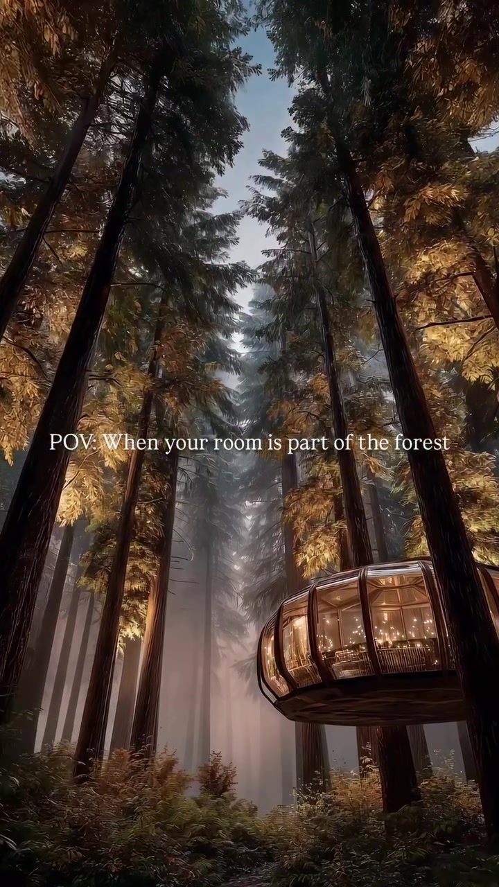 Unlocking Tranquil Living: Forest-Integrated Room Design