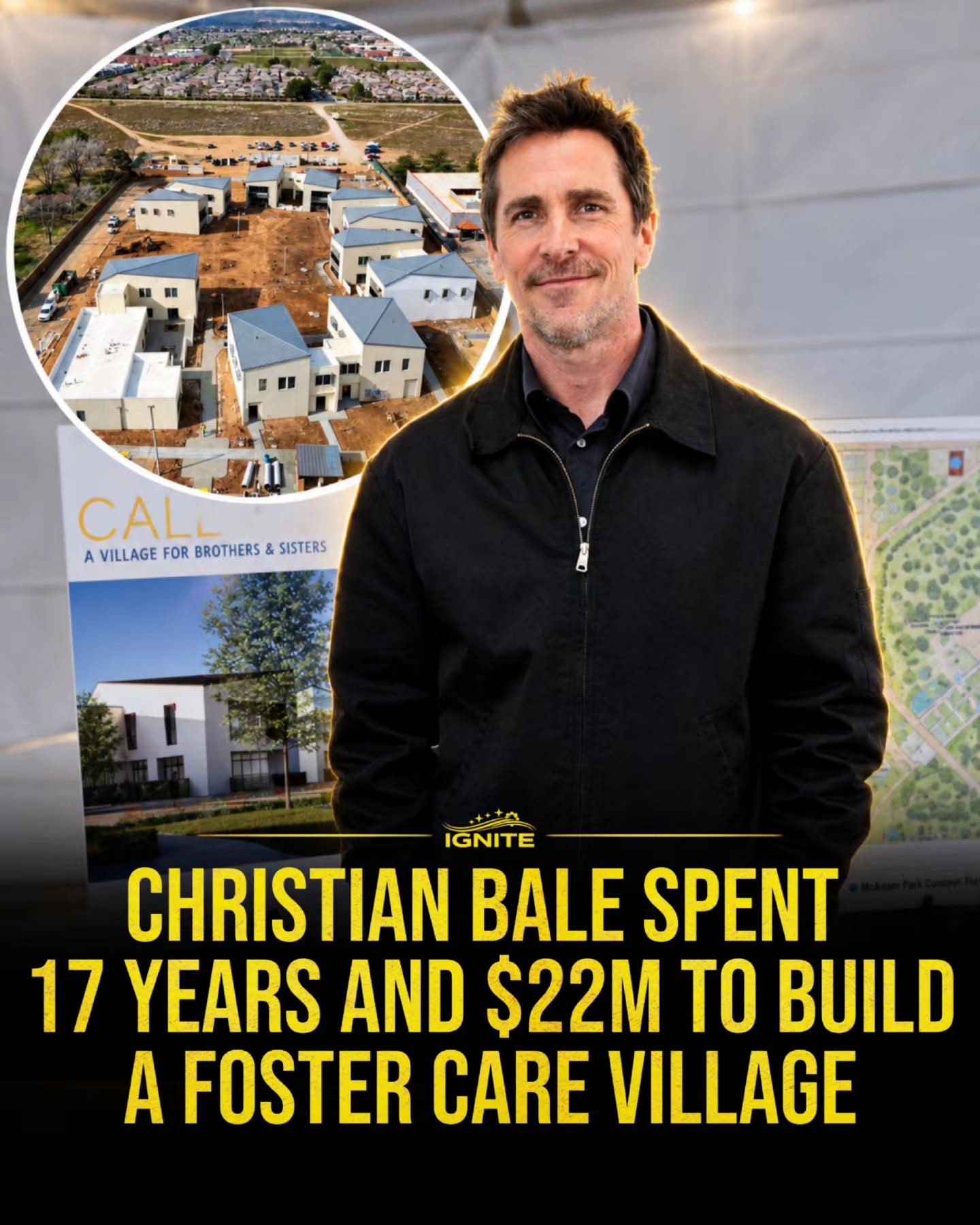 Christian Bale's 17-Year Mission to Build a Foster Care Village