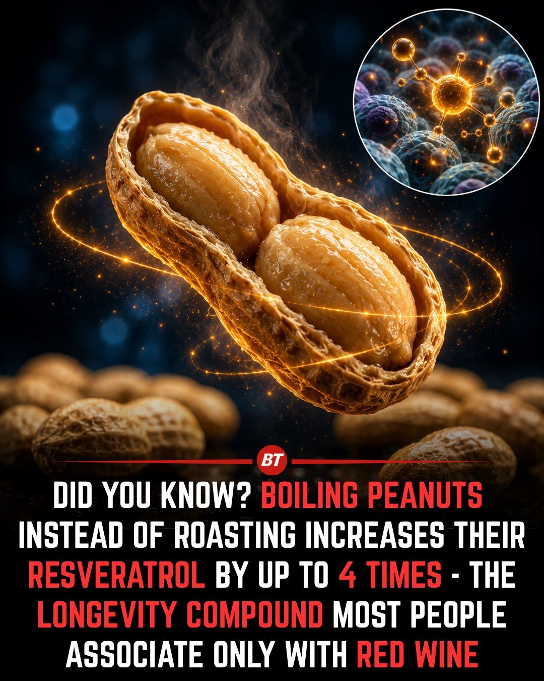 Boiled Peanuts: A Surprising Source of Resveratrol