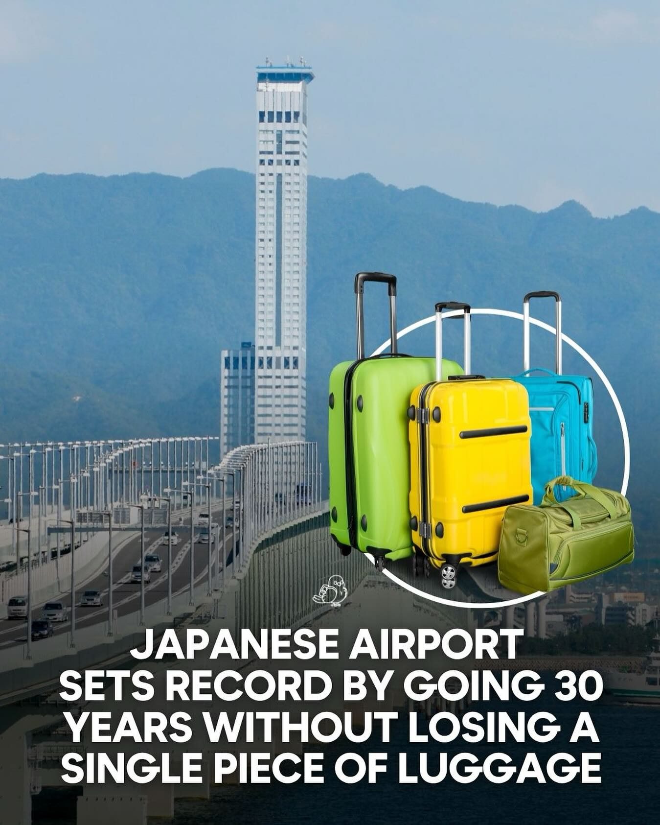 Kansai Airport's 30-Year Luggage Handling Record