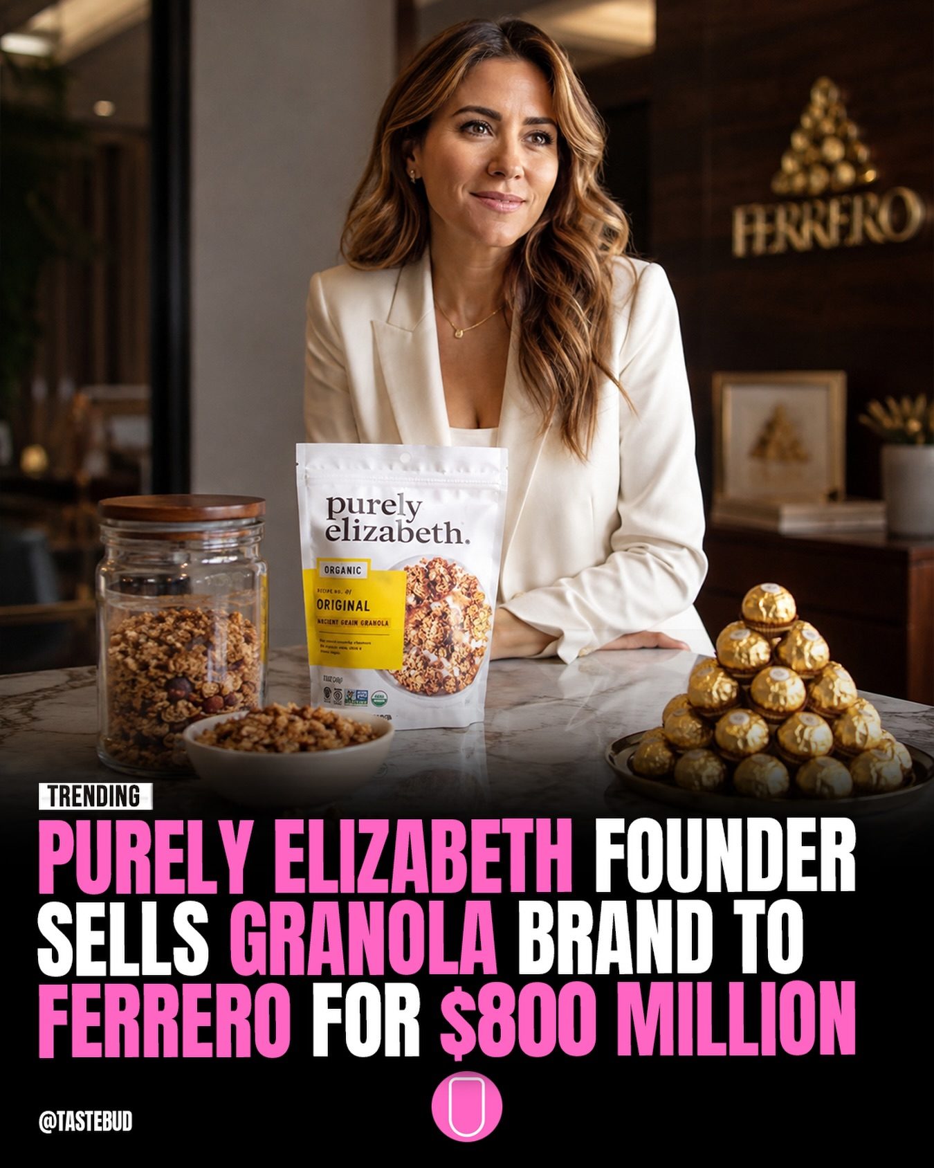 Purely Elizabeth Granola Brand Sold to Ferrero