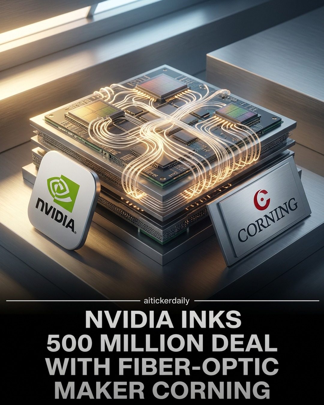 NVIDIA's $500M Deal with Corning Boosts AI Infrastructure