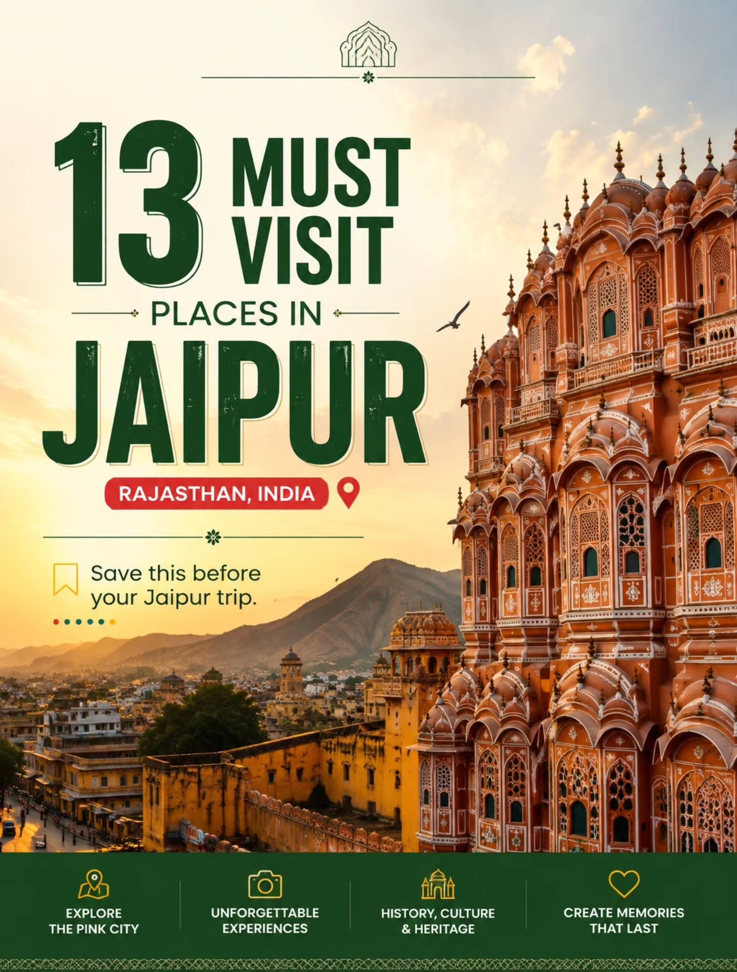 Discover 13 Must-Visit Historical Sites in Jaipur