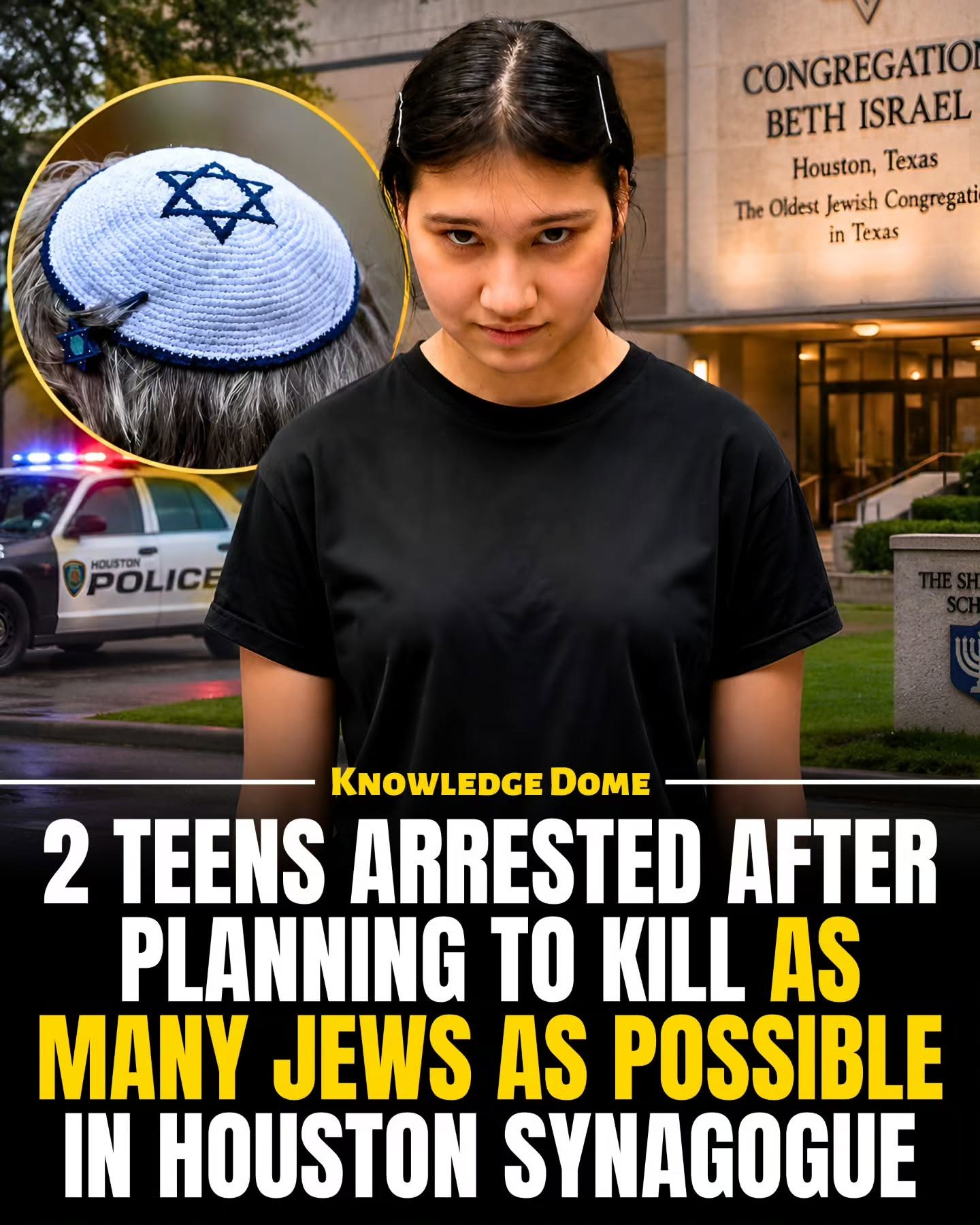 Two Teens Arrested for Plotting Attack on Houston Synagogue
