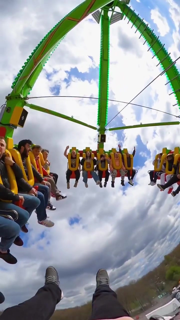Amusement Park Ride: Thrilling Pendulum Swing