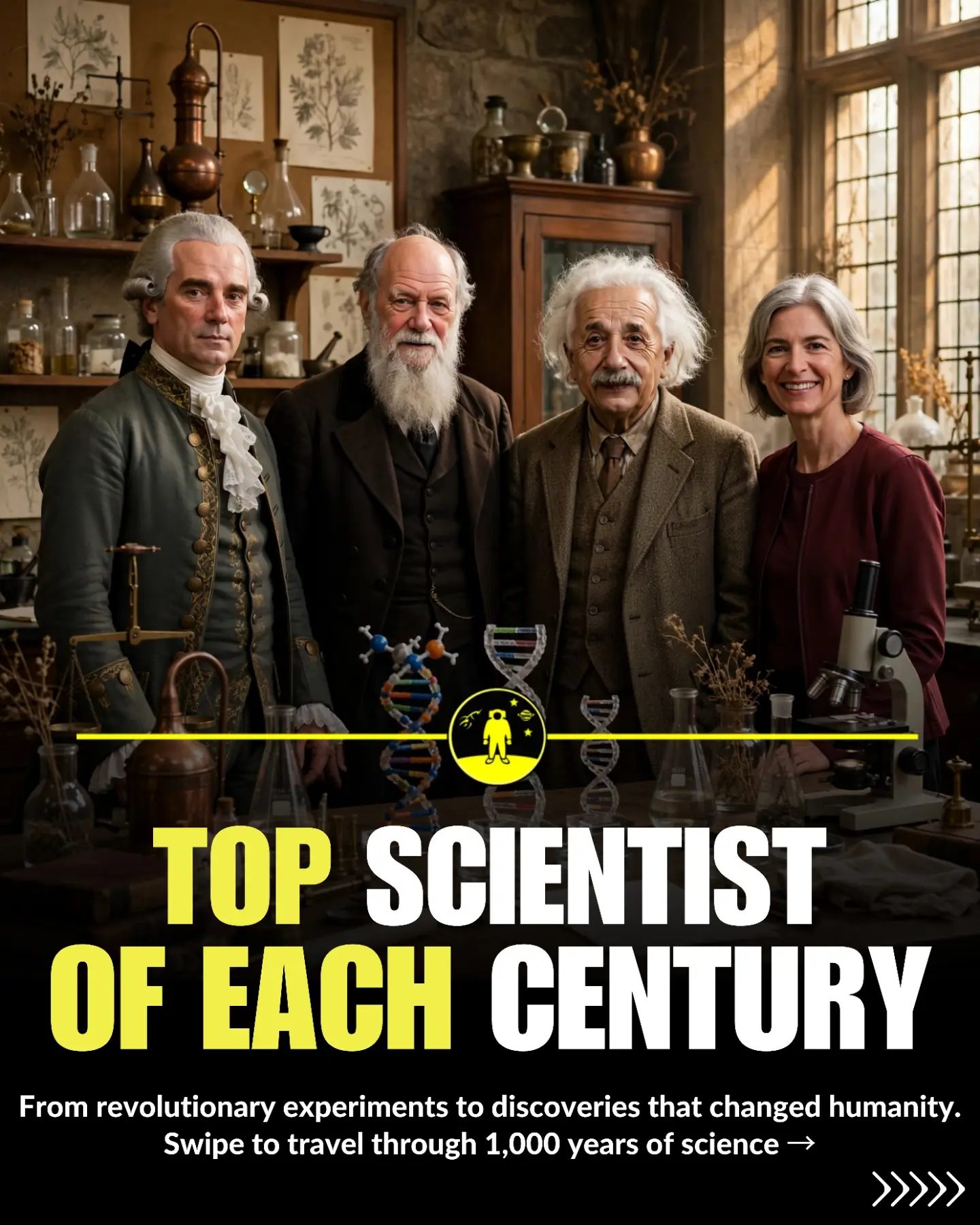 Top Scientists from Each Century