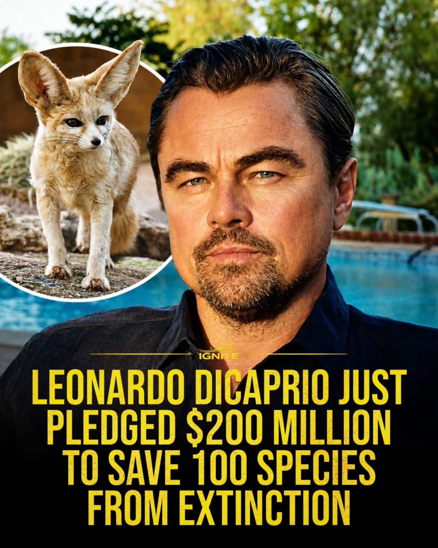 Leonardo DiCaprio & Jeff Bezos Pledge $200M to Save 100 Species
