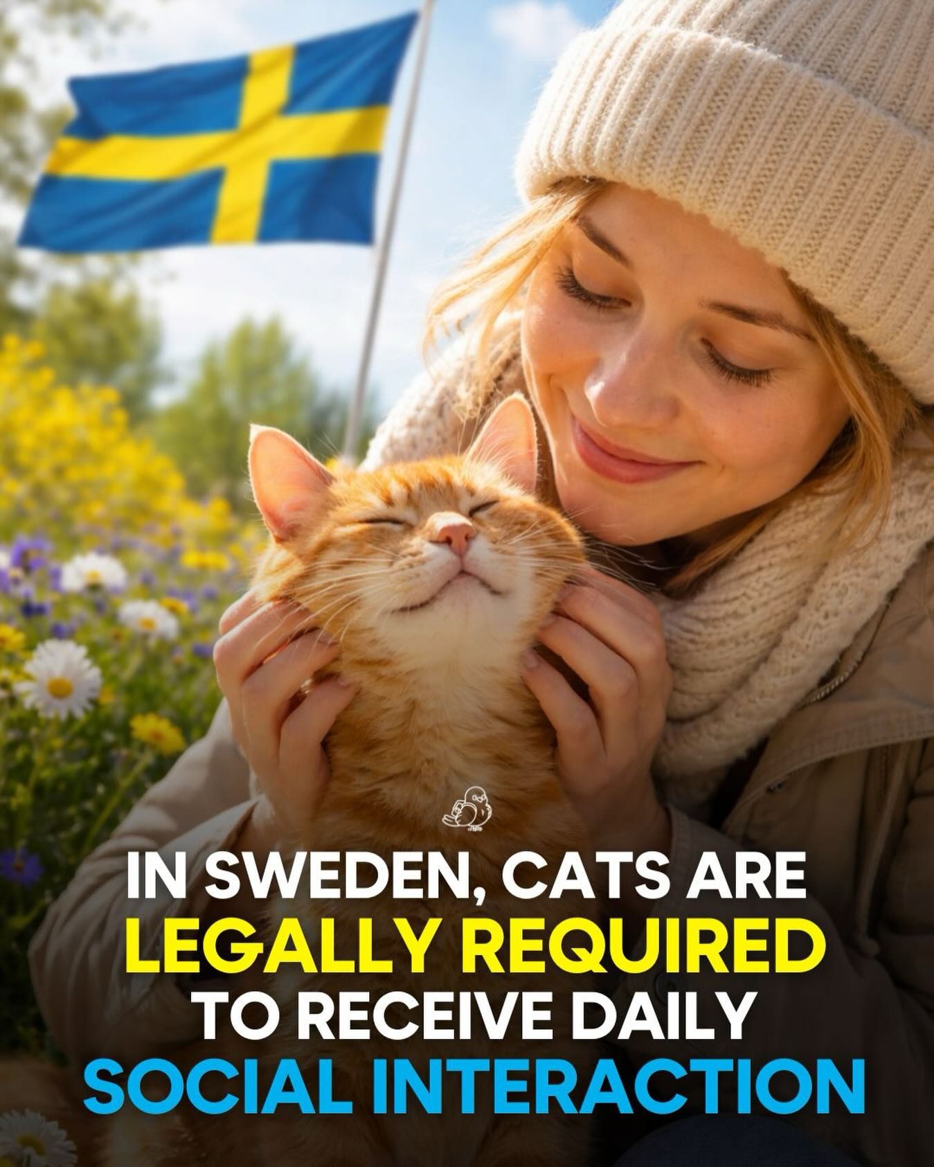 Sweden's Law for Daily Cat Interaction