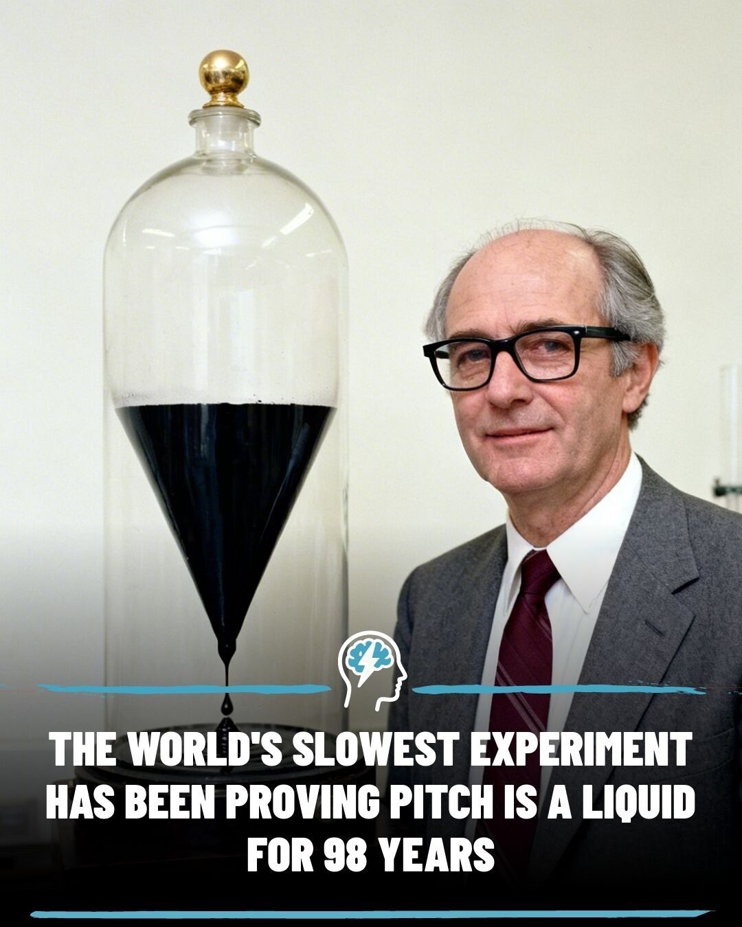 The World's Slowest Experiment: Pitch Proves Liquidity Over 98 Years