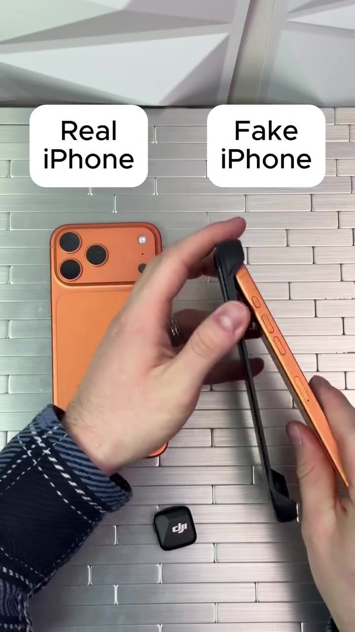 Spot the Fake: Real vs. Fake iPhone Comparison