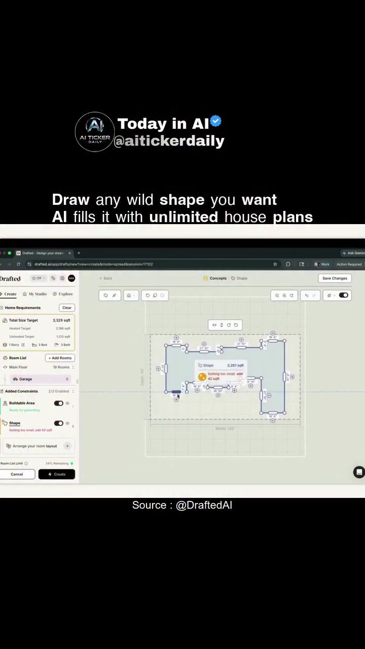 How DraftedAI Turns Freehand Sketches into Detailed House Plans