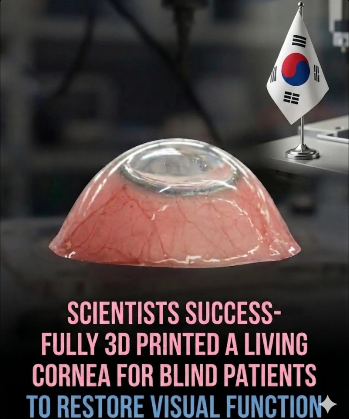 Scientists 3D Print Living Corneas for Blind Patients