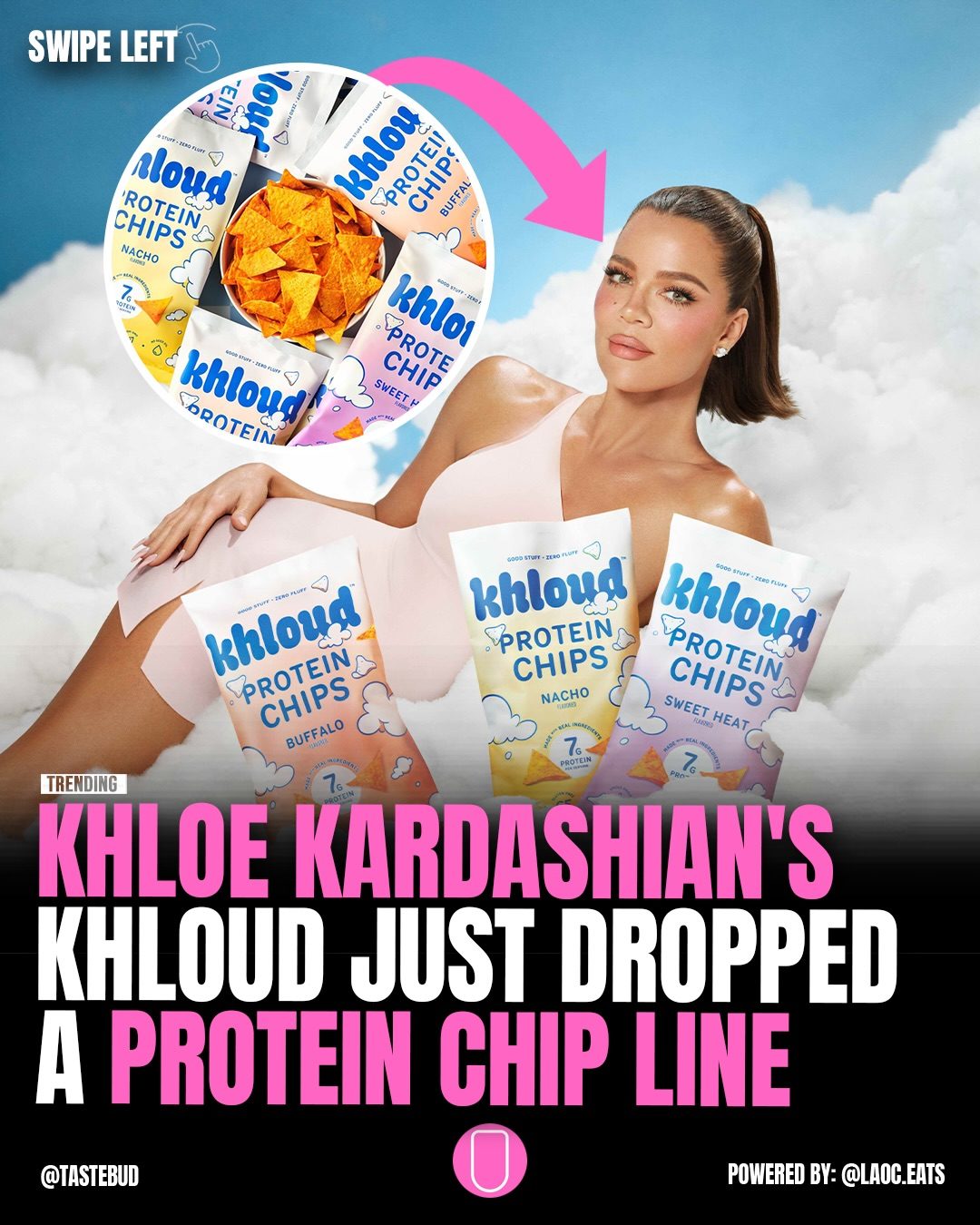 Khloe Kardashian's Khloud Protein Chips: High Protein Snack Option