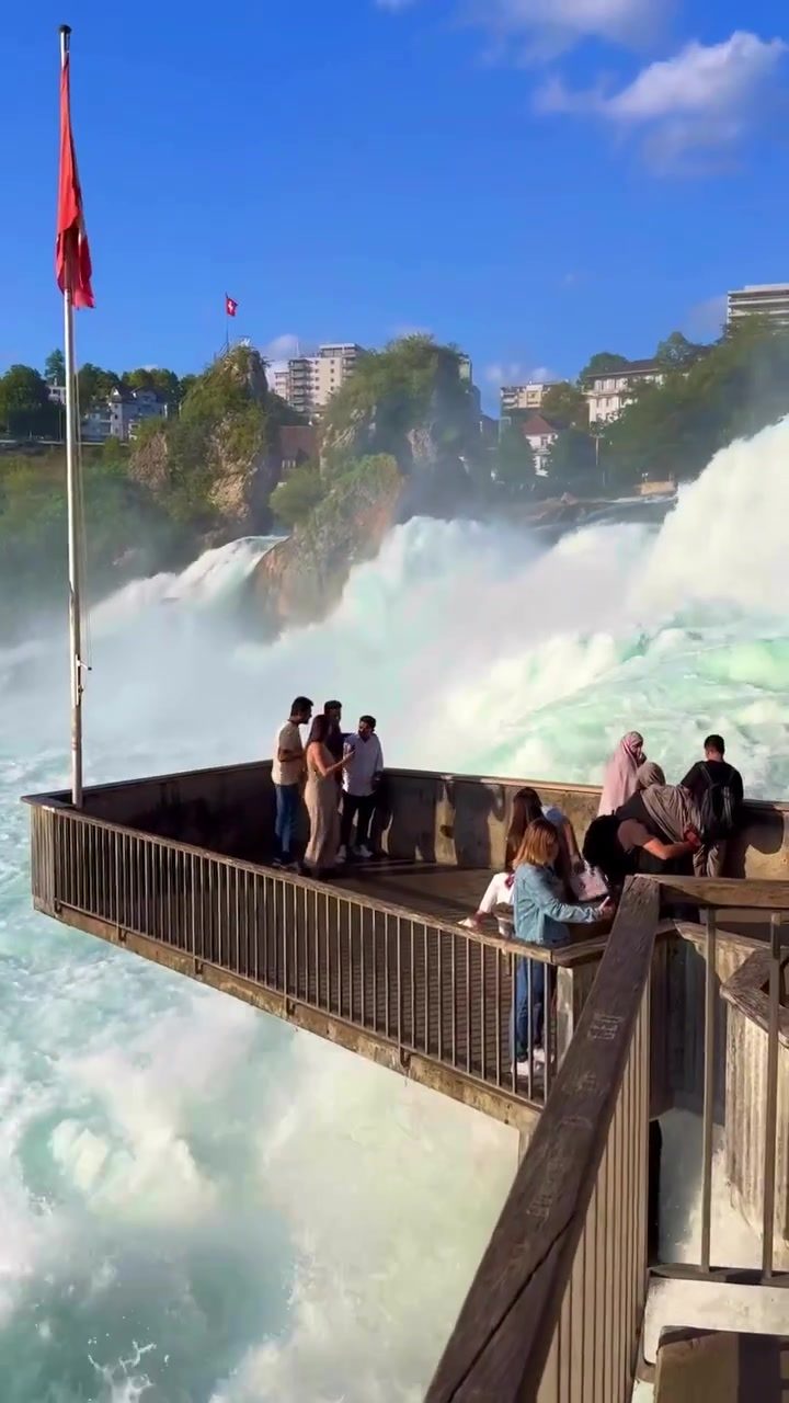 Discover the Magnificent Rhine Falls in Switzerland