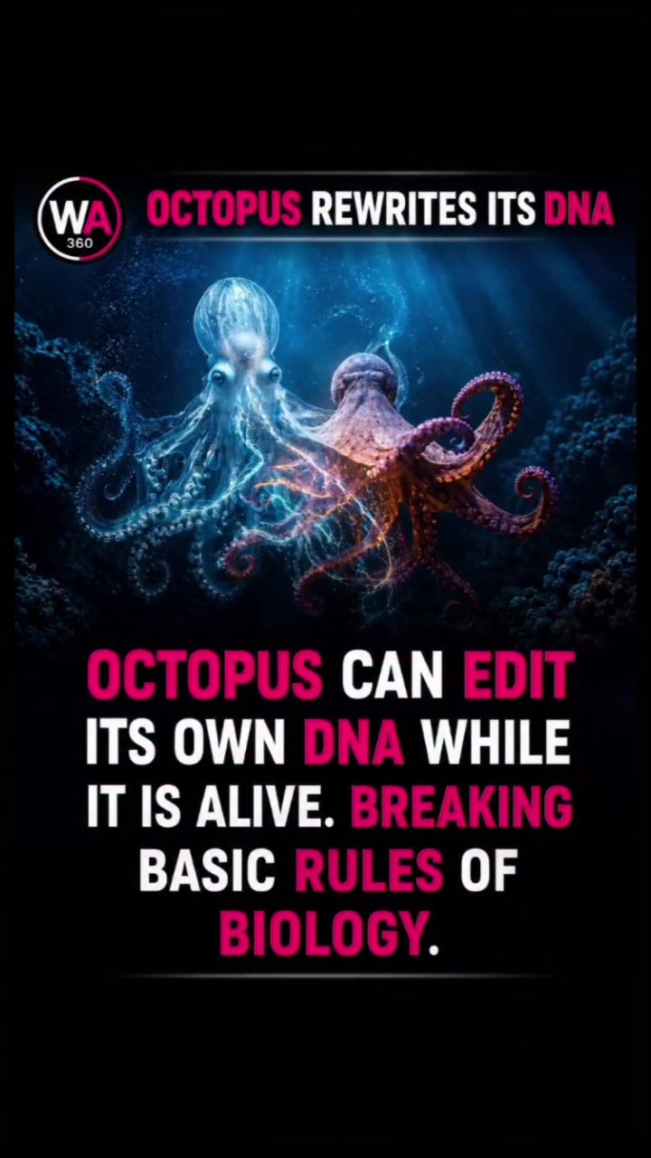 Octopuses' Amazing DNA Editing Ability Explained