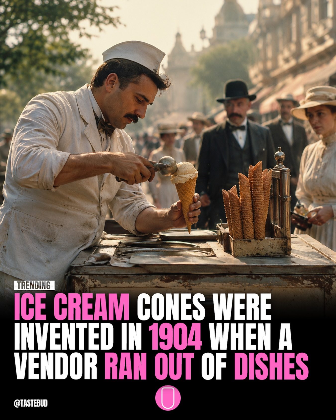 The Surprising Birth of the Ice Cream Cone at the 1904 World’s Fair