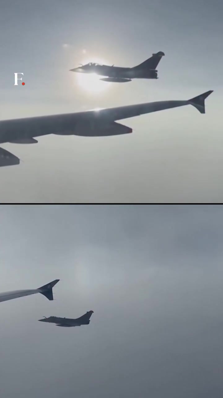 French Rafale Jets Escort Pope Leo's Plane Over France