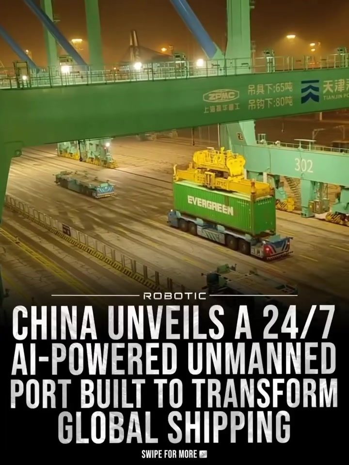 Unmanned Ports: AI Revolutionizing Global Shipping