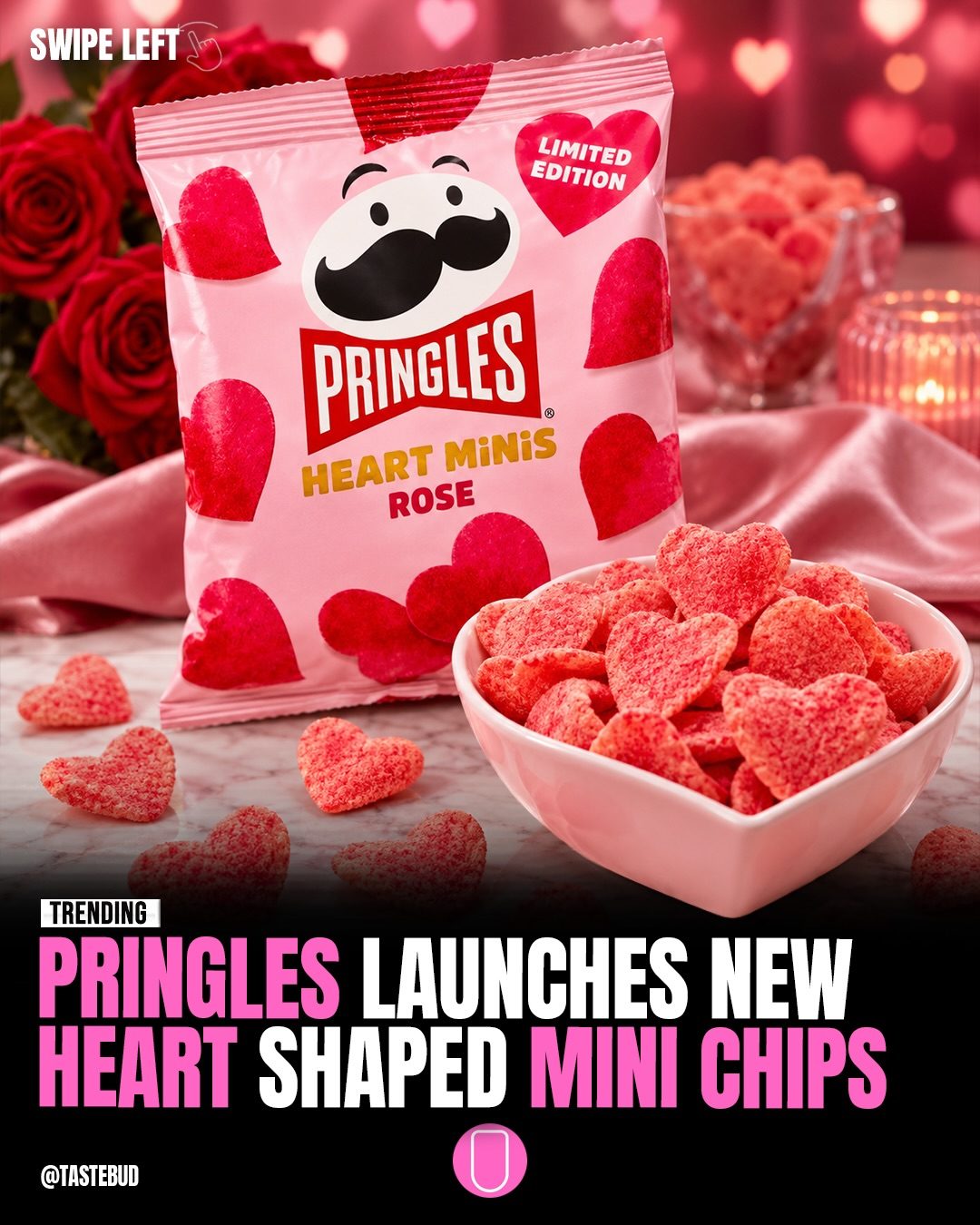 Pringles' Heart-Shaped Mini Chips.