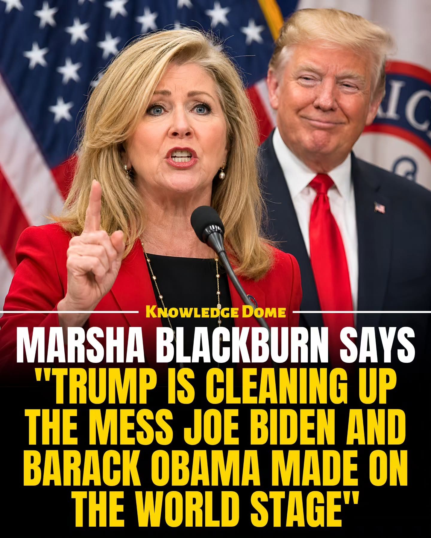 Marsha Blackburn Defends Trump's "America First" Foreign Policy