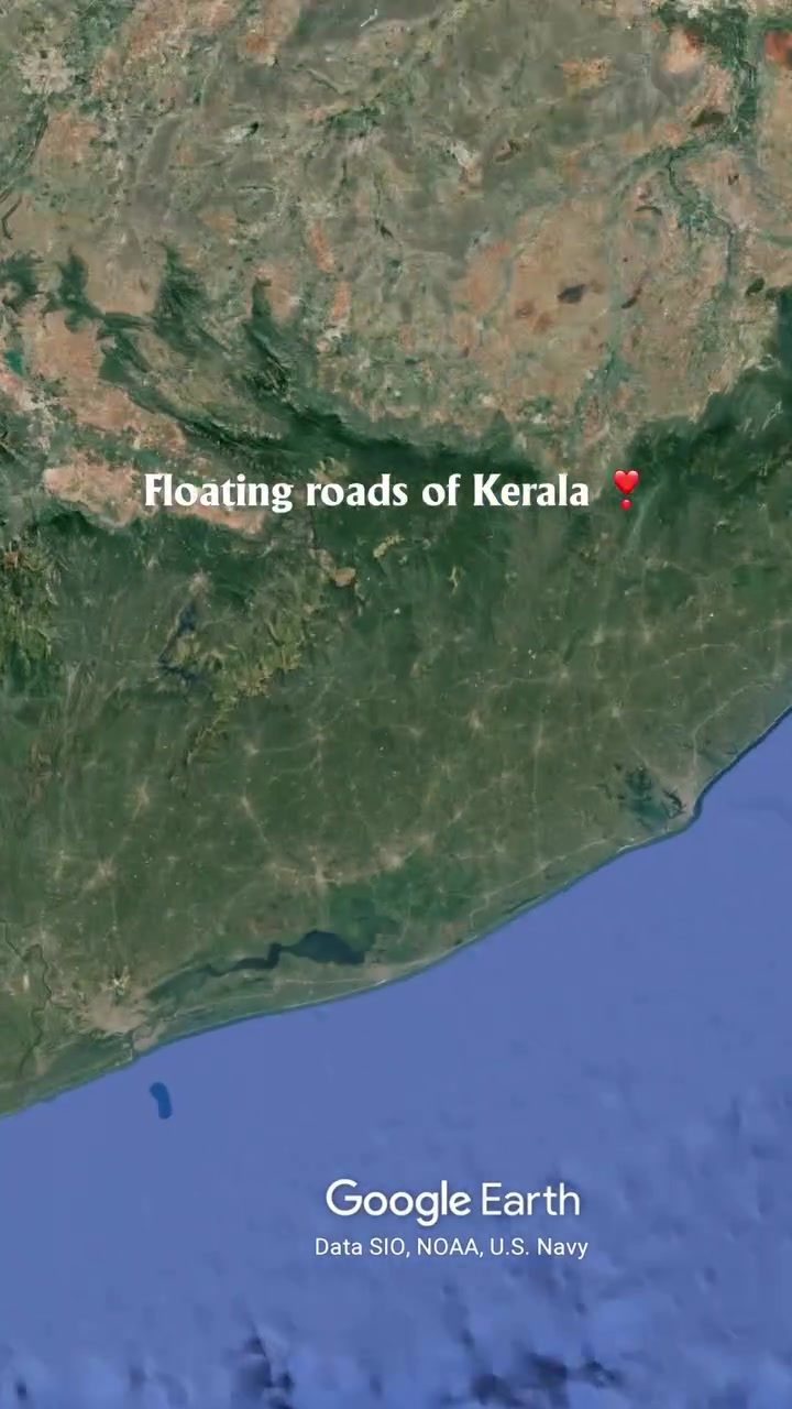 Monsoon Floating Roads of Kerala