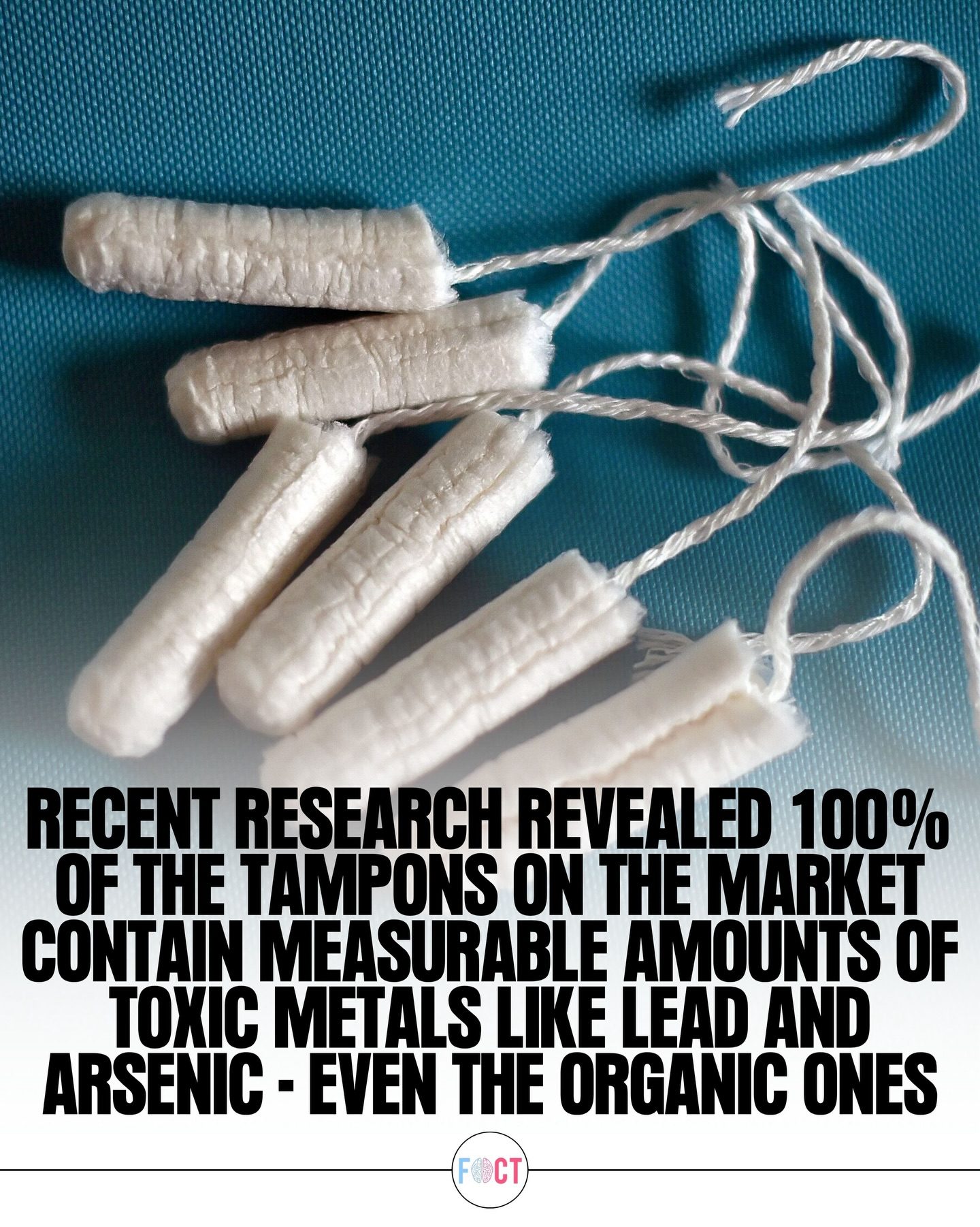 Toxic Metals Found in All Tampons, Including Organic Brands