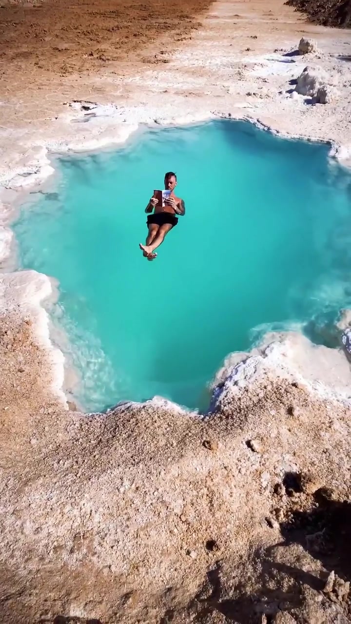Floating in a Mineral Pool: A Unique Experience