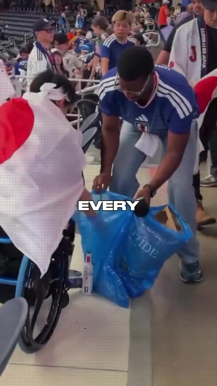Japan's World Cup Fans Show Unmatched Sportsmanship