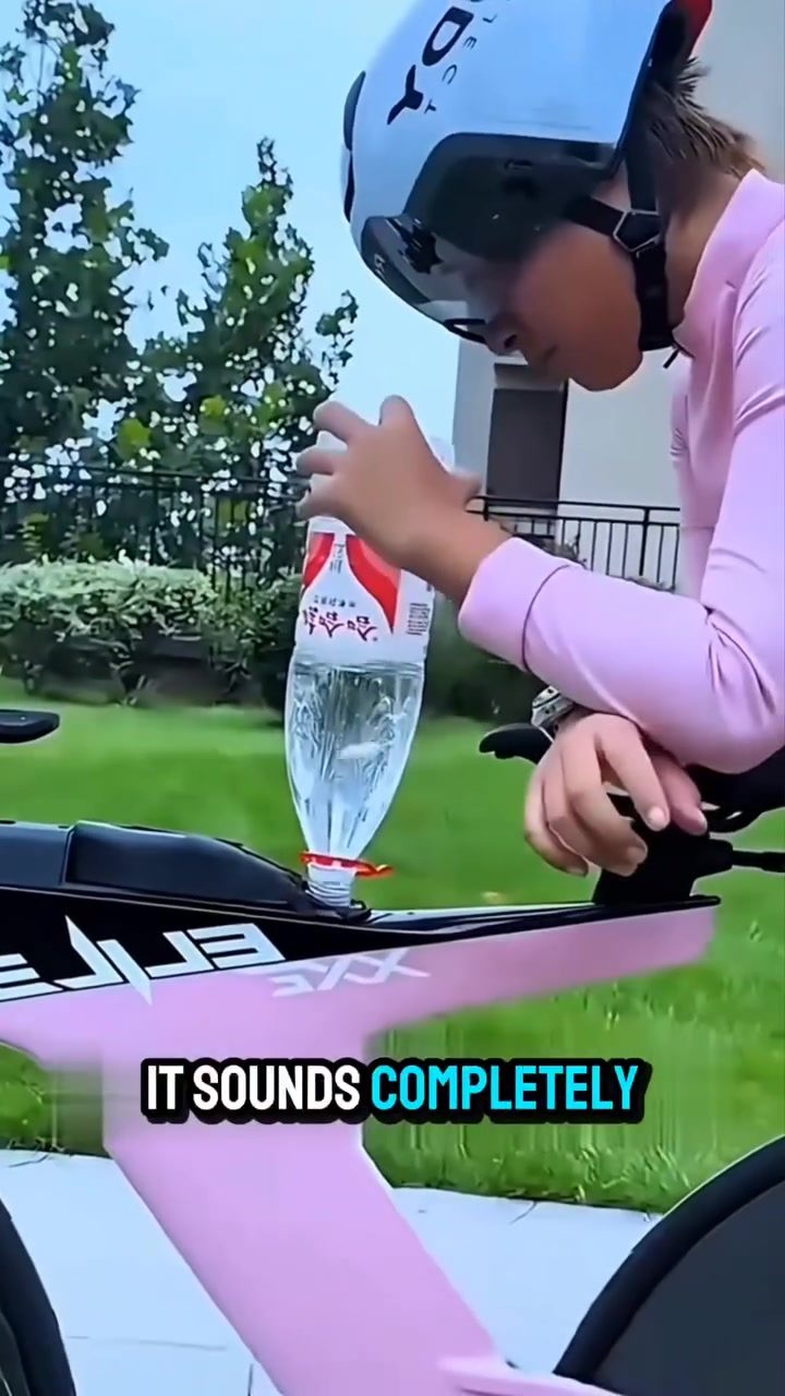 The Surprising Reason Cyclists Fill Bikes with Water