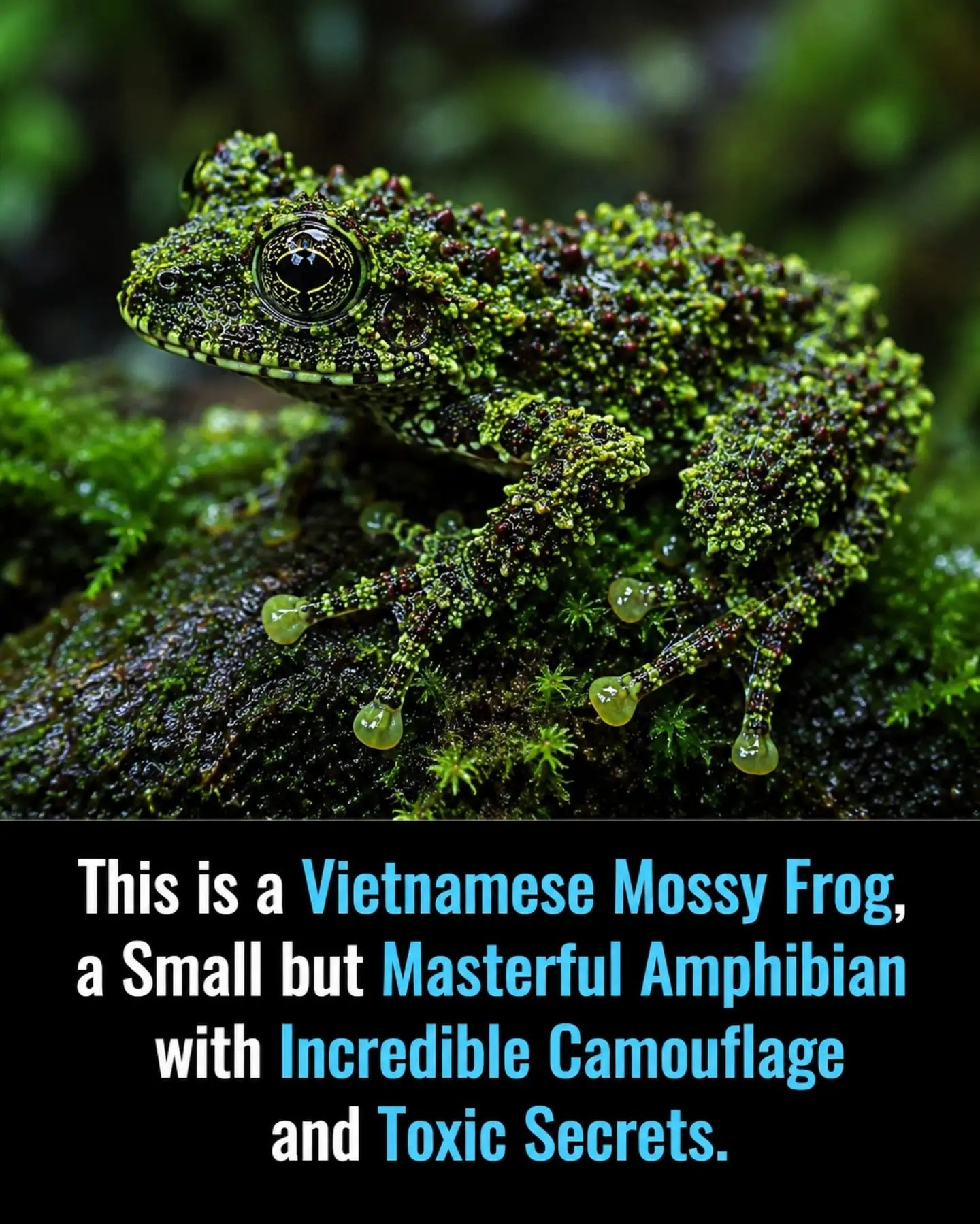 Vietnamese Mossy Frog: Master of Camouflage