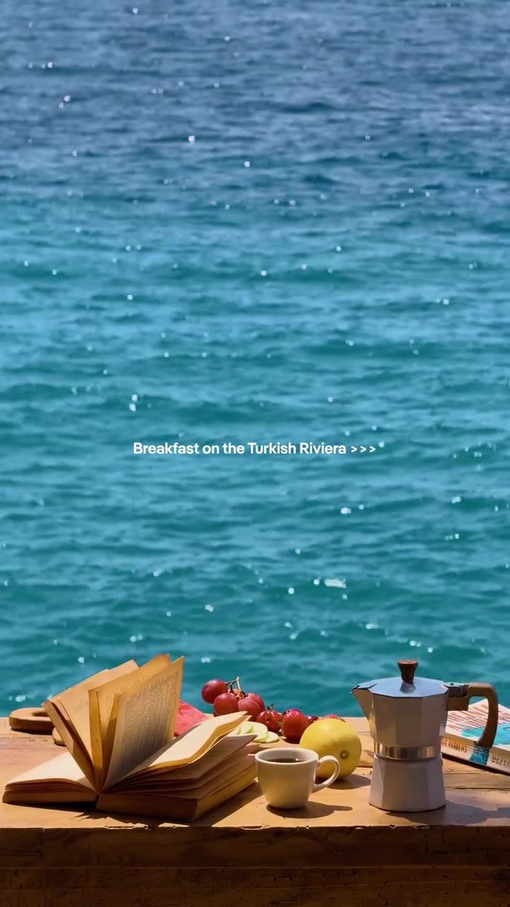 Indulge in a dreamy breakfast by the Mediterranean on the Turkish Riviera