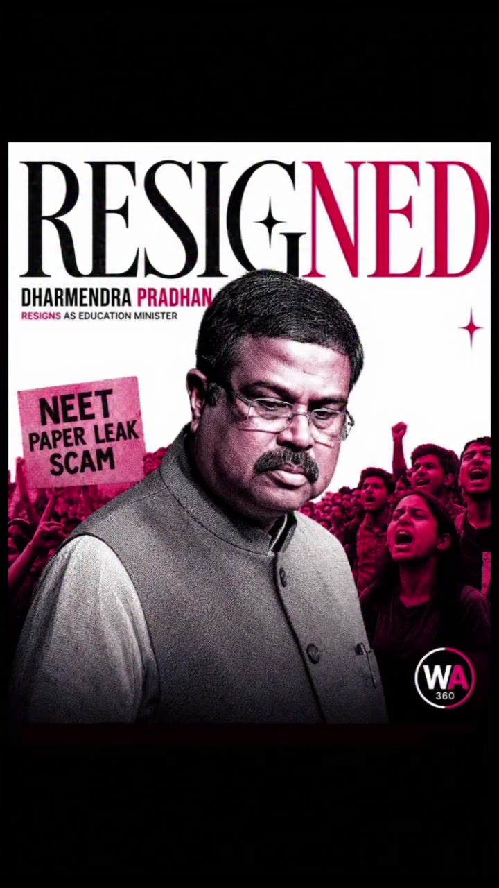 Union Education Minister's Shocking Resignation Over NEET Scandal