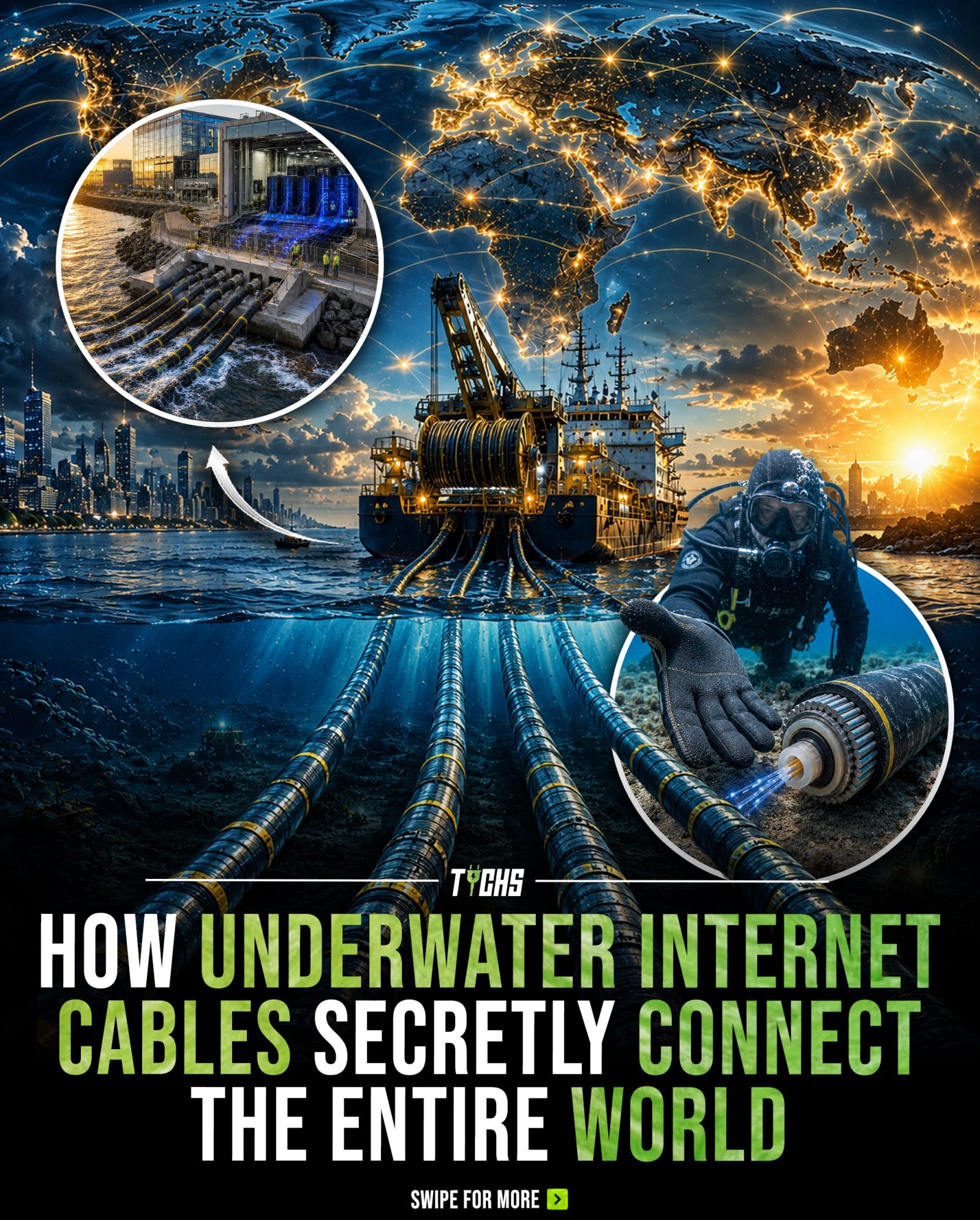 The Secret Infrastructure Powering the Internet: Underwater Cables