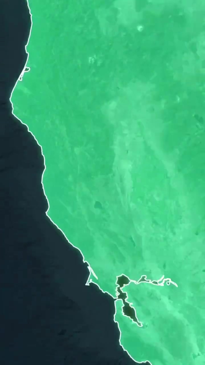 California's Environmental Pollution Seen From Space