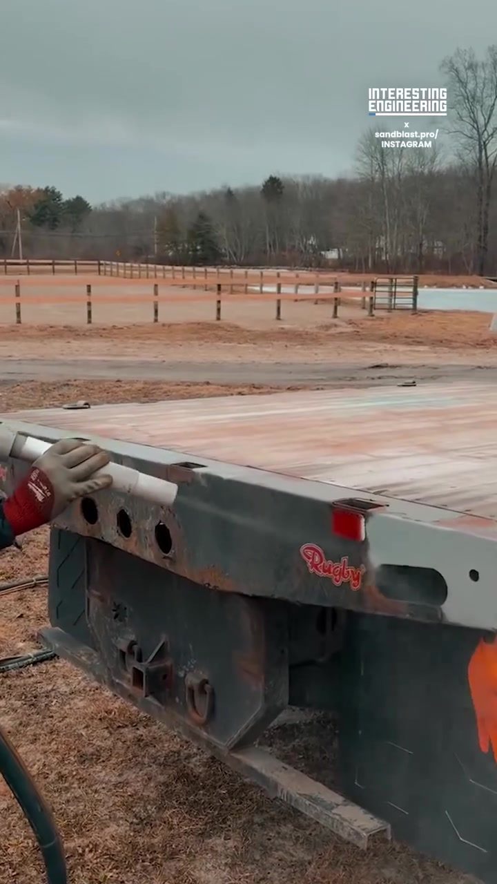 How Sandblasting Revitalizes a Rugby Trailer for Restoration