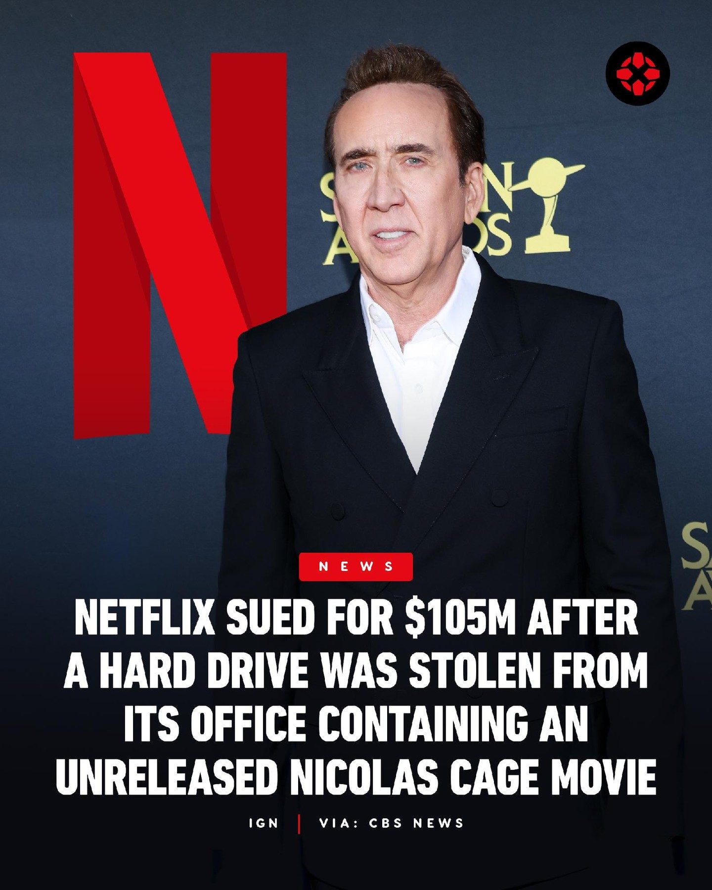 Netflix Faces $105M Lawsuit After Nicolas Cage Movie Theft