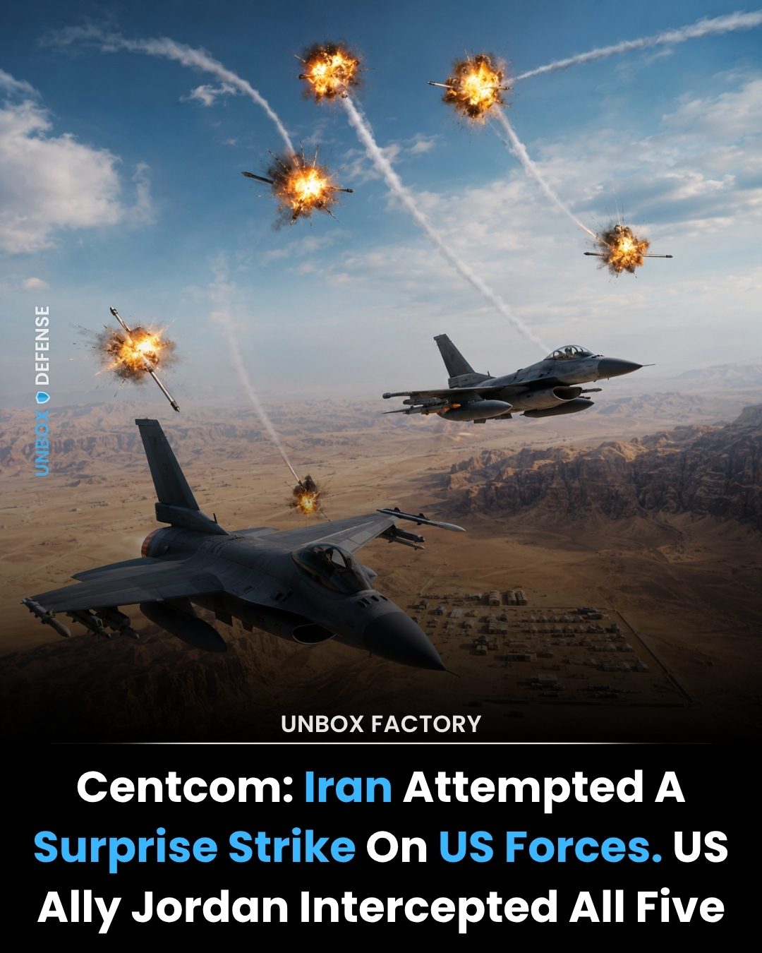 Iran's Surprise Attack on US Forces Thwarted by Jordan