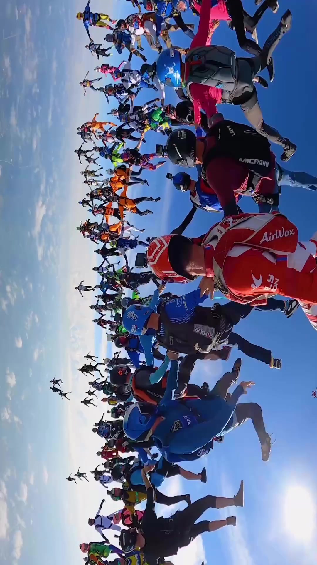 AirWax Cycling Team's Star Formation in Sky
