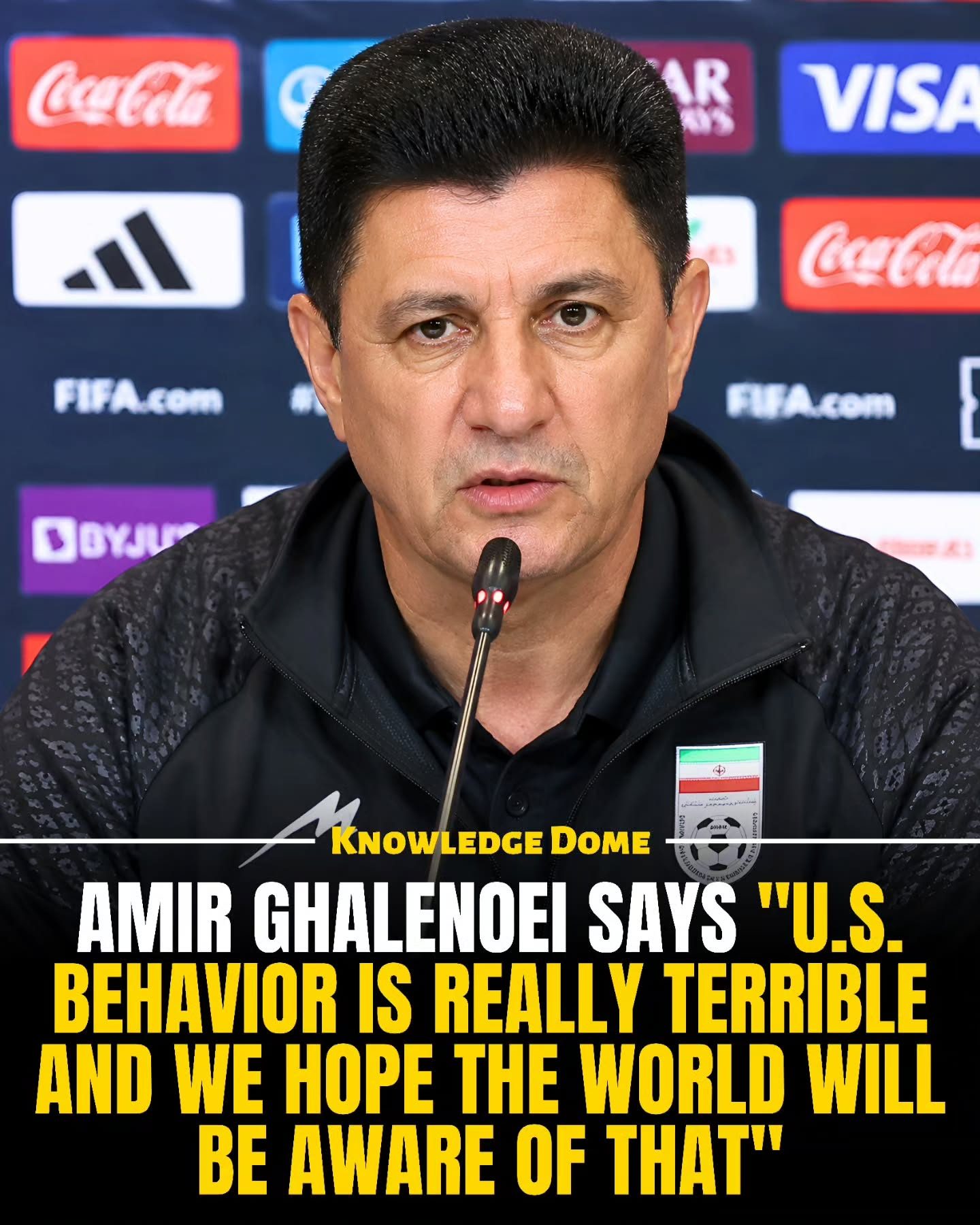 Iran Coach's Resilience: Overcoming U.S. Challenges at 2026 FIFA World Cup