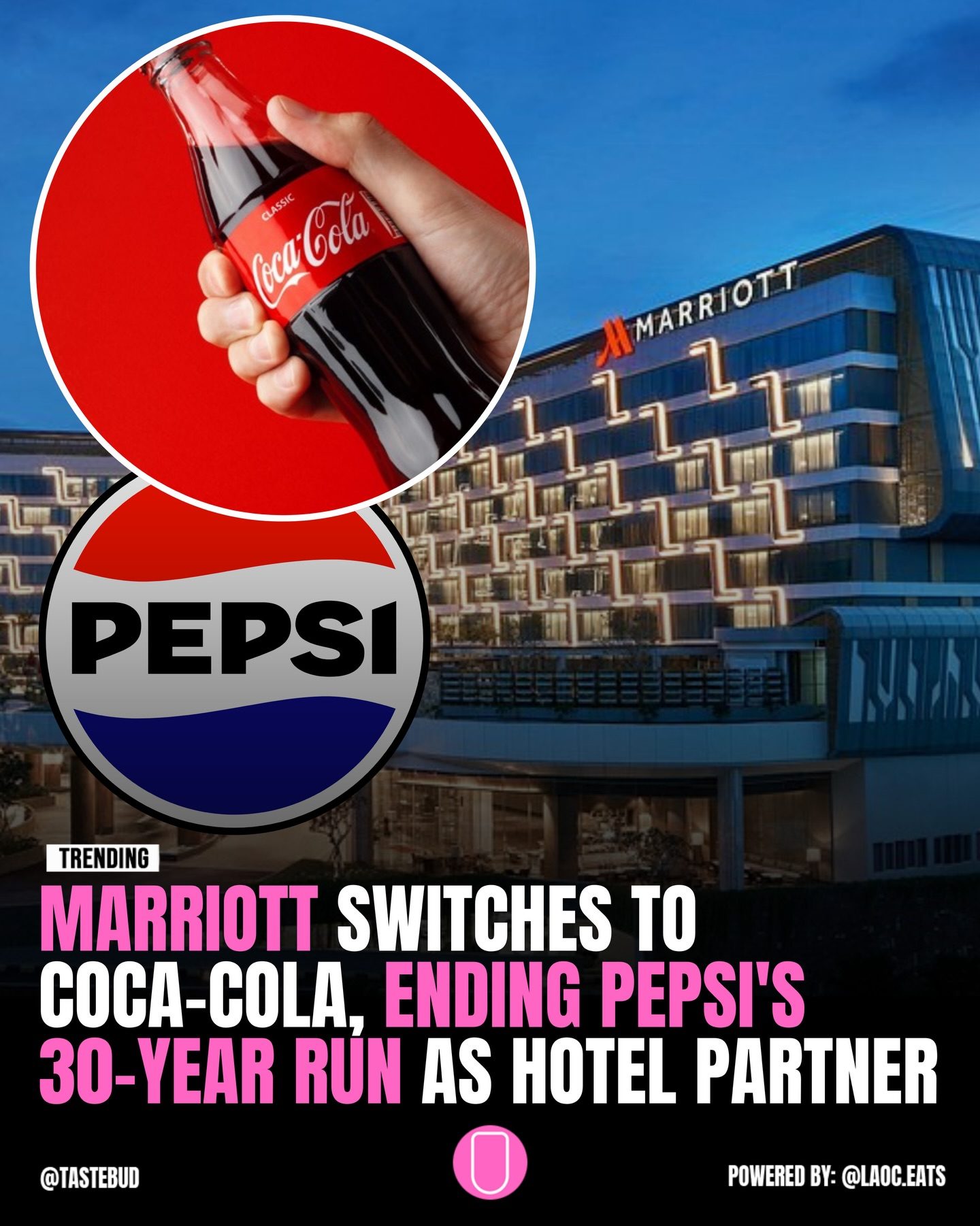 Marriott Ends 30-Year Partnership, Switches to Coca-Cola