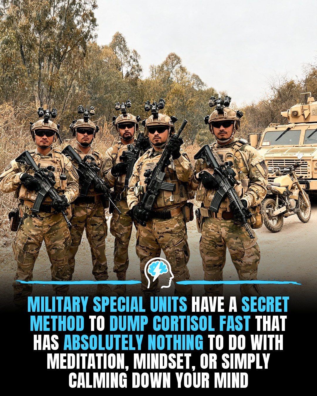 Military Special Forces' Quick Cortisol Management Method