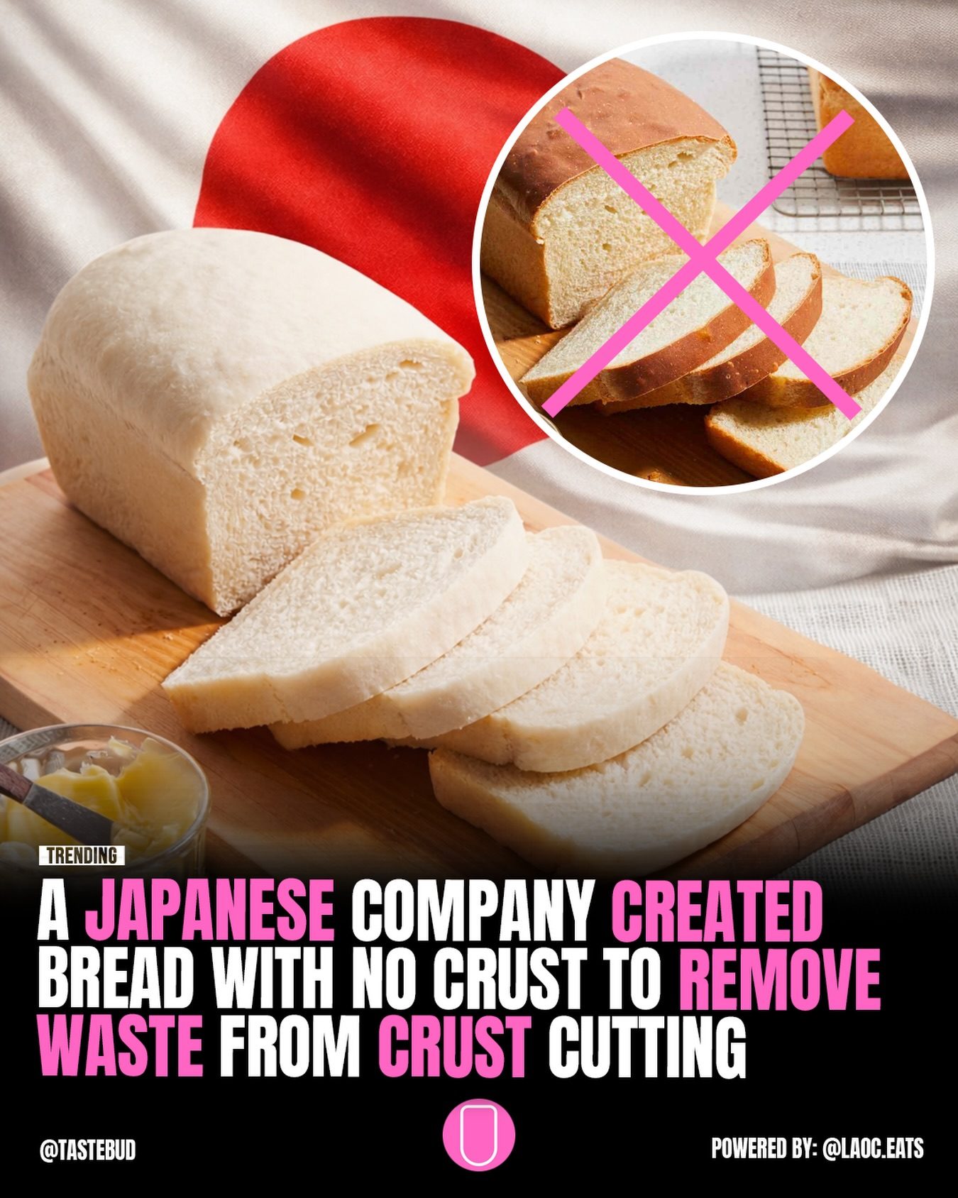 Japanese Company Reduces Food Waste with Crustless Bread